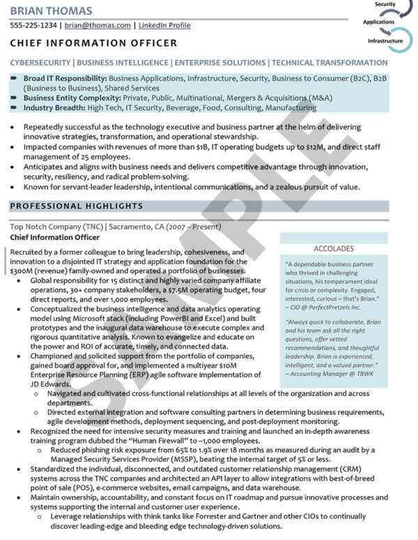 Sample Resume