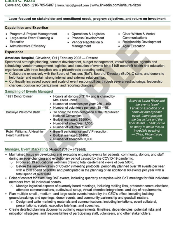 Sample Resume