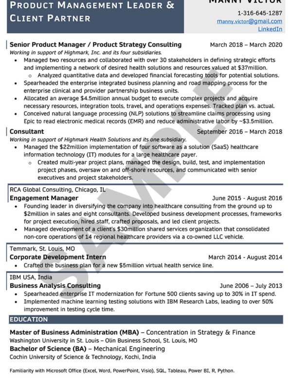 Sample Resume